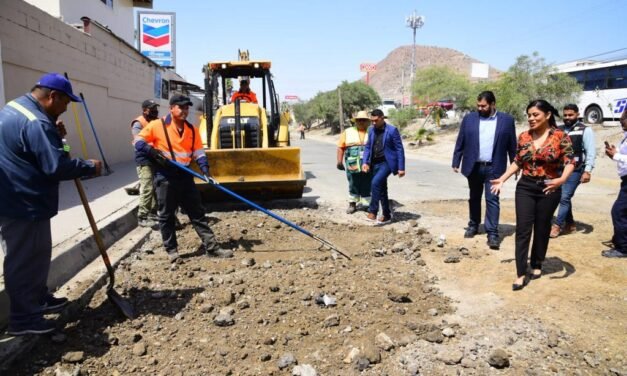 Supervisa alcaldesa Bye Bye Baches en la Presa Este