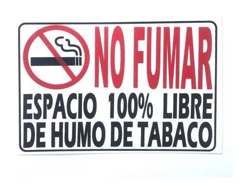 Aumentan los espacios 100% libres de humo de tabaco