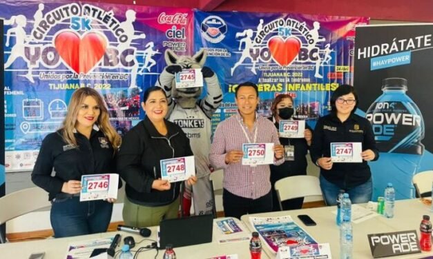 Invitan a 3ra. Carrera del Circuito 5K ‘Unidos por Prevención en BC’