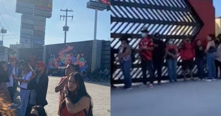 Personas acamparon para conseguir boletos de Daddy Yankee afuera del estadio en Tijuana 