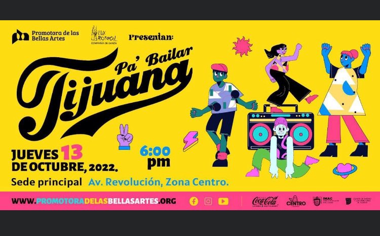Participa en baile masivo “Pa’Bailar Tijuana” en Zona Centro 