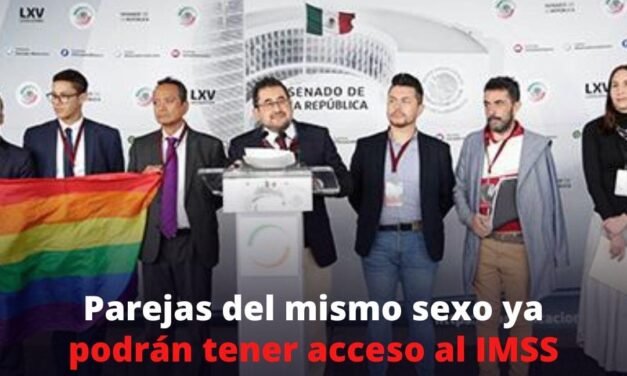 Parejas del misma sexo ya podrán tener acceso al IMSS 
