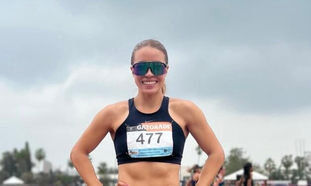 Lilian Borja se corona tricampeona de heptatlón Copa Nuevo León de Atletismo
