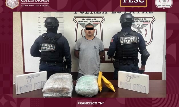 Logra Secretaría de Seguridad decomiso en el Valle de Mexicali