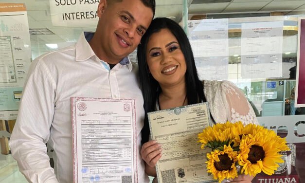 ALCALDESA APOYA A PAREJA VENEZOLANA DE ALBERGUE TEMPORAL REFORMA PARA FORMALIZAR SU MATRIMONIO 
