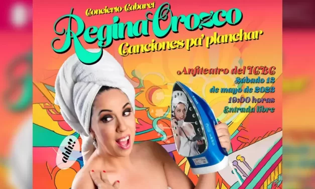 Ofrece Secretaría de Cultura presentación gratuita con Regina Orozco