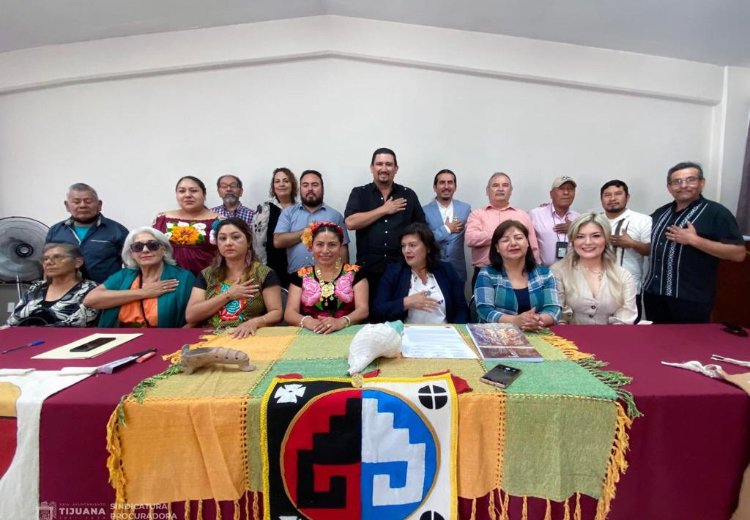 Dialoga Rafael Leyva con representantes de pueblos originarios