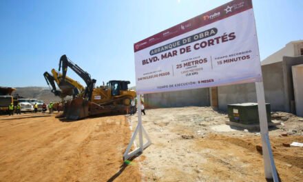 Inicia construcción del Bulevar Mar de Cortés en Santa Fe