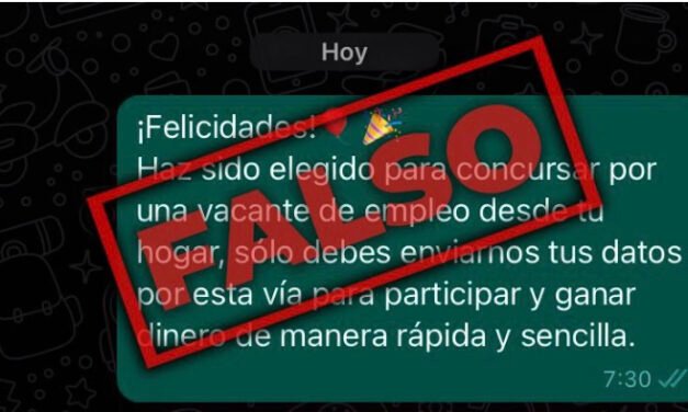 PIDE SECRETARÍA DE SEGURIDAD ESTAR ALERTA ANTE EXTORSIÓN Y FRAUDES POR WHATSAPP 
