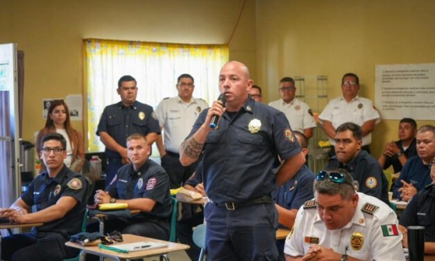 LLEGAN BOMBEROS DE TODO EL PAÍS A TIJUANA PARA CAPACITARSE