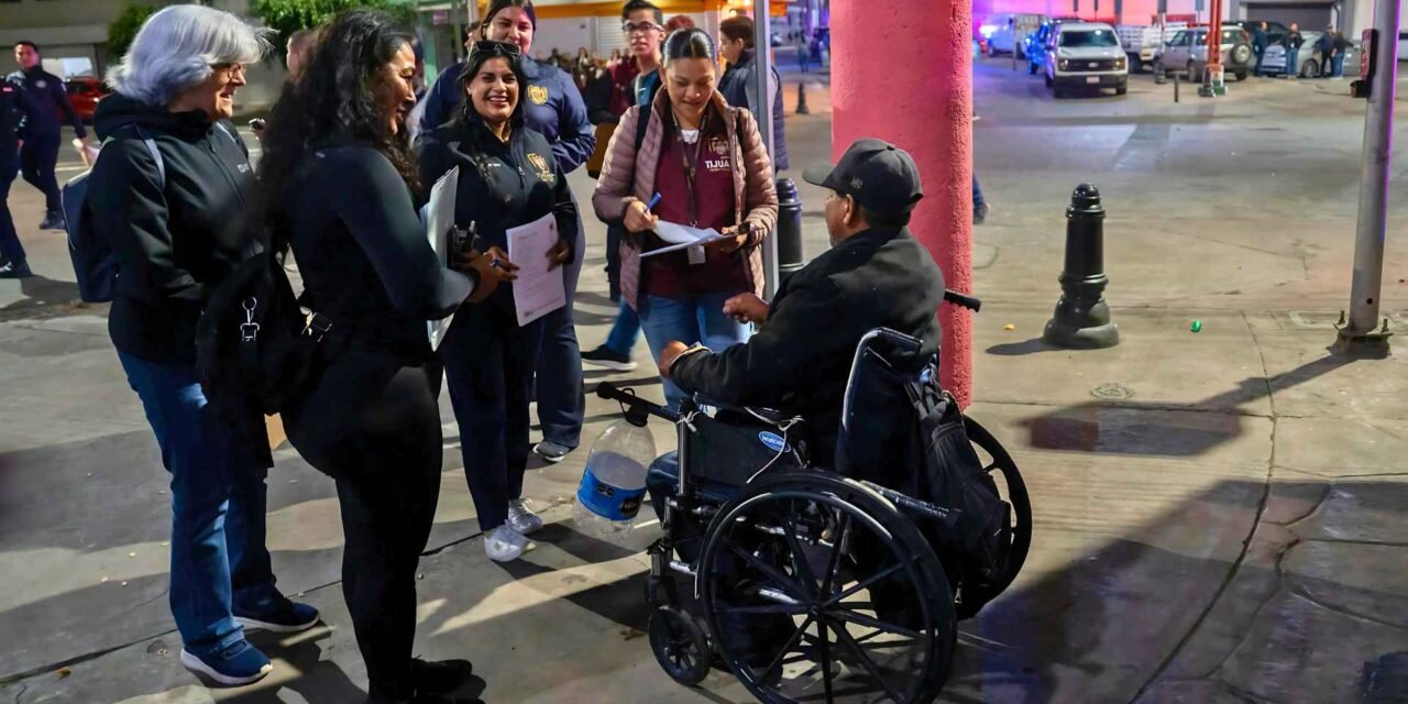 TIJUANA HACE SU PRIMER CENSO NOCTURNO DE PERSONAS EN SITUACIÓN DE CALLE