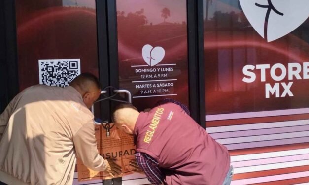 CLAUSURAN SEX-SHOP EN TIJUANA POR FALTA DE PERMISOS Y ESTAR CERCA DE UNA ESCUELA