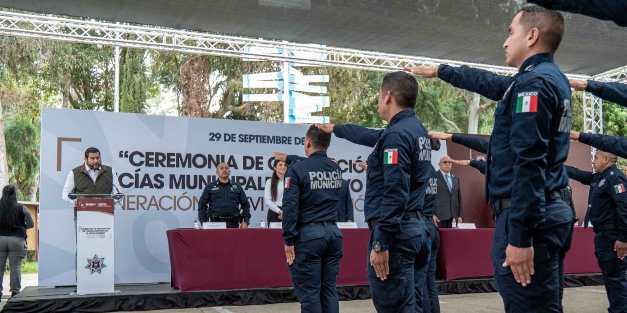 53 NUEVOS POLICÍAS SE SUMAN A CUIDAR TIJUANA