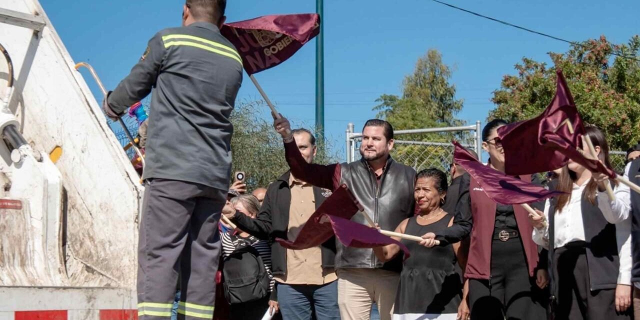 TIJUANA SE ESTÁ PONIENDO LAS PILAS: BURGUEÑO ACTIVA 7 NUEVAS RUTAS DE BASURA EN PASEOS DEL FLORIDO