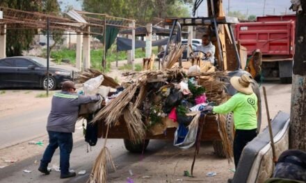 AYUNTAMIENTO DE TIJUANA RETIRA MÁS DE 105 TONELADAS DE BASURA Y ESCOMBRO EN JORNADA DE “TIJUANA: CIUDAD LIMPIA”
