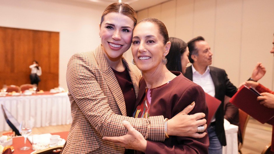 MARINA DEL PILAR DA LA BIENVENIDA A CLAUDIA SHEINBAUM EN BAJA CALIFORNIA