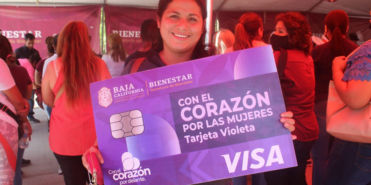 TARJETA VIOLETA DEPOSITA APOYO A MÁS DE 100 MIL MADRES EN BAJA CALIFORNIA; GOBIERNO ANUNCIA TAMBIÉN CIRUGÍAS GRATUITAS