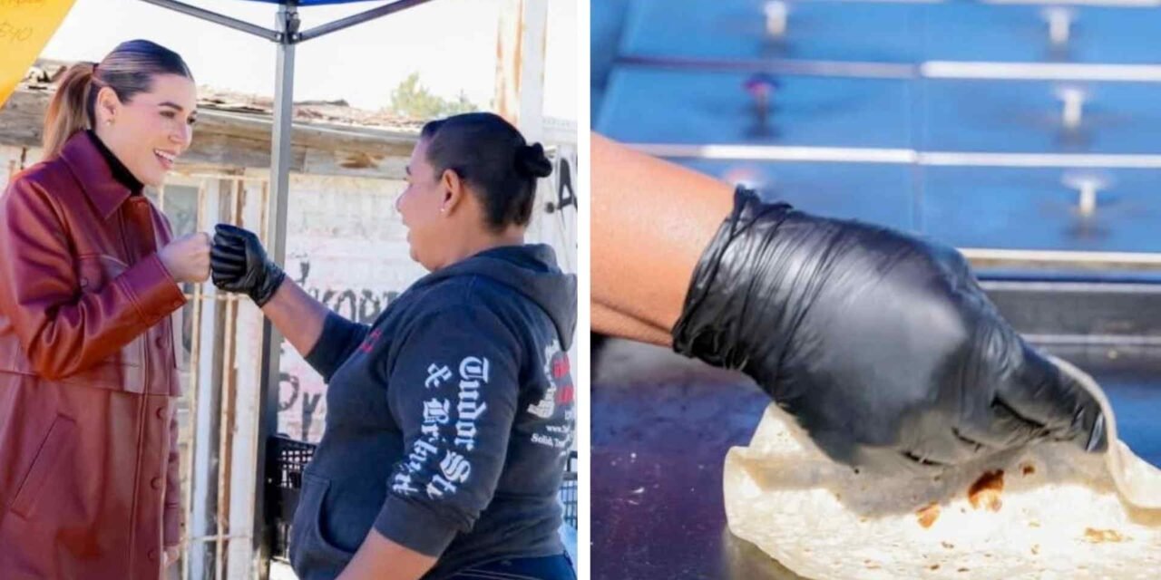 MARINA DEL PILAR PROMOCIONA TAQUERÍA EN LA RUMOROSA Y DESTACA APOYO A EMPRENDEDORA LOCAL