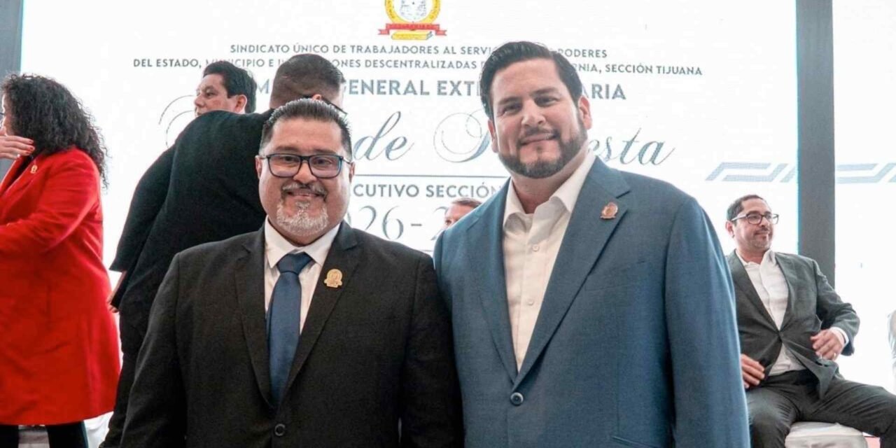 BURGUEÑO RESPALDA NUEVO COMITÉ DEL SINDICATO DE BURÓCRATAS Y REAFIRMA COORDINACIÓN CON TRABAJADORES MUNICIPALES