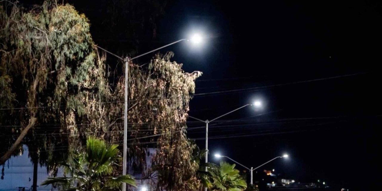 MÁS LUZ EN FUNDADORES: INSTALAN 186 LUMINARIAS Y APUNTAN A MEJORAR SEGURIDAD EN LA ZONA