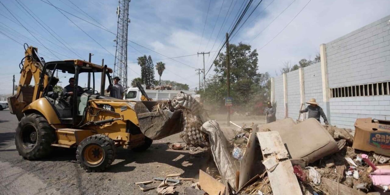 ¡Más limpieza en Tijuana! Retiran 65 toneladas de basura pesada