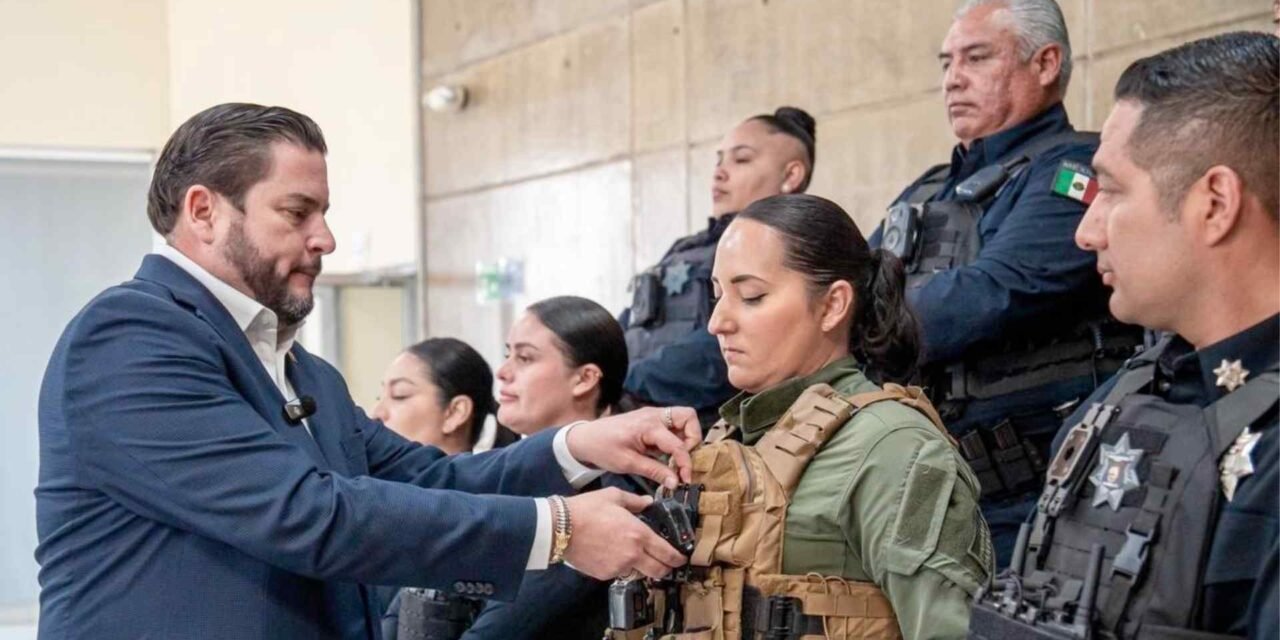 ¡Cámaras corporales para la policía de Tijuana! Más transparencia y seguridad
