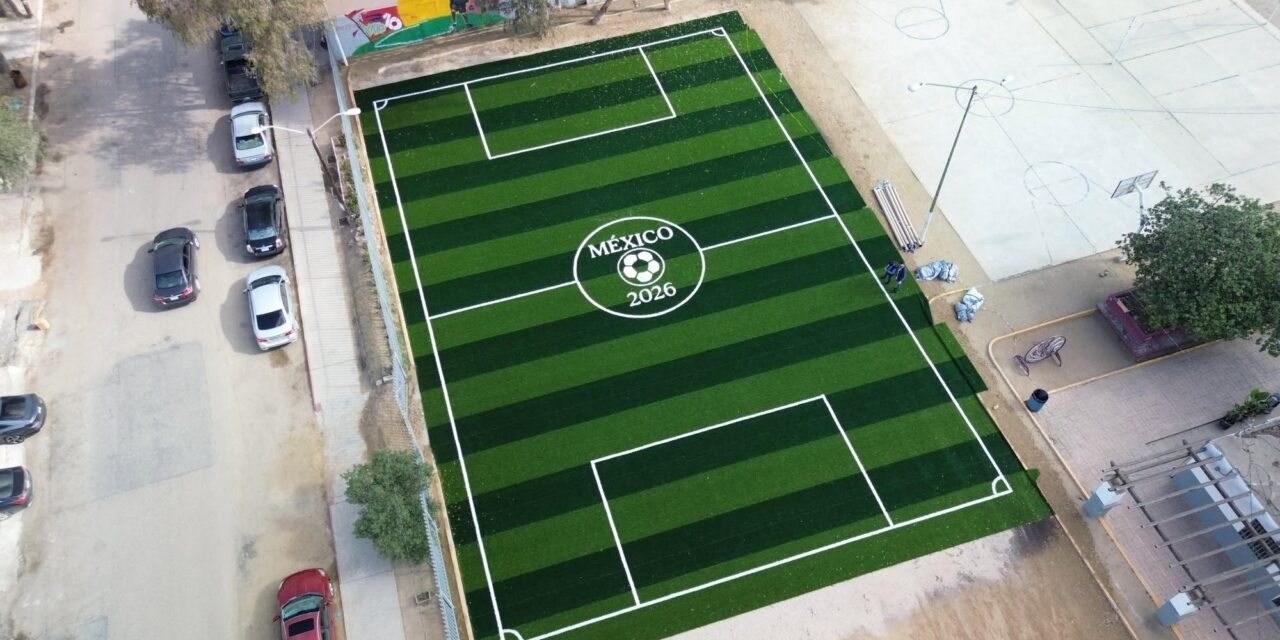 ¡Avance del 70% en canchas de fútbol 5! Más espacios deportivos para Tijuana