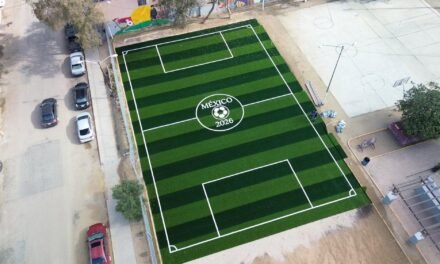 ¡Avance del 70% en canchas de fútbol 5! Más espacios deportivos para Tijuana
