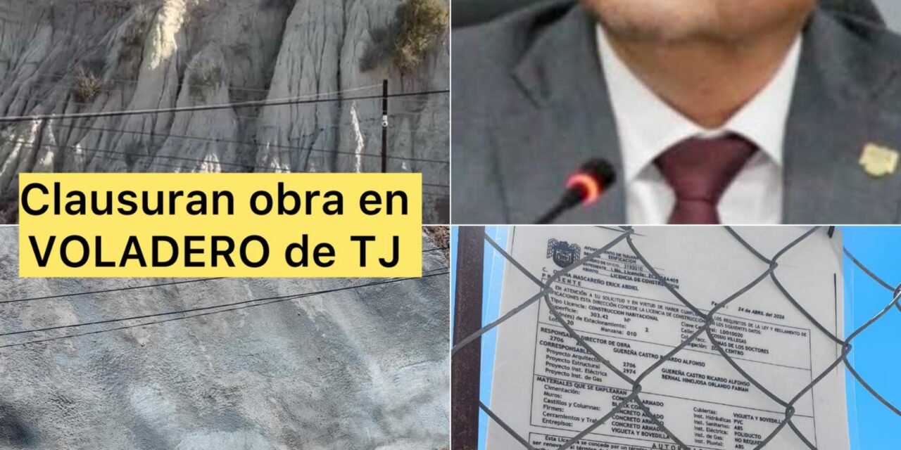 ¡Acción vecinal en Chapultepec Doctores! Clausuran construcción clandestina sobre voladero