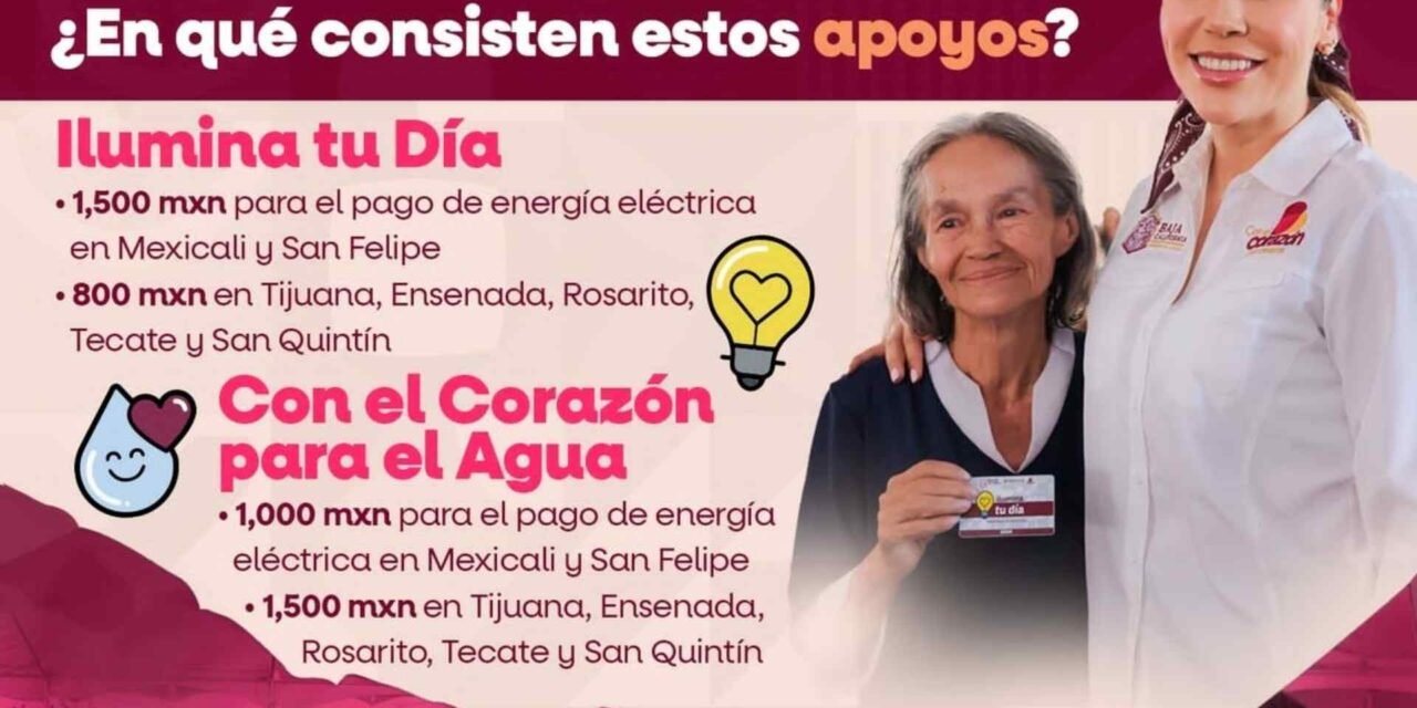 ¡Apoyo para las familias bajacalifornianas en temporada de calor!