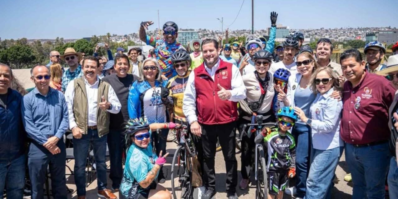¡Banderazo de inicio para la Ciclovía Río Tijuana! Rehabilitación y ampliación en marcha