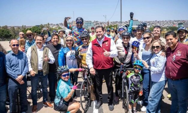 ¡Banderazo de inicio para la Ciclovía Río Tijuana! Rehabilitación y ampliación en marcha