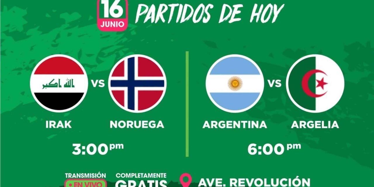 Fútbol gratis en la «Revu»: La agenda para disfrutar este 16 de junio