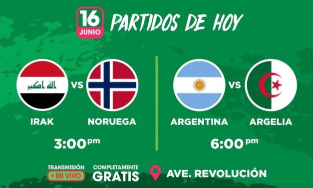 Fútbol gratis en la «Revu»: La agenda para disfrutar este 16 de junio