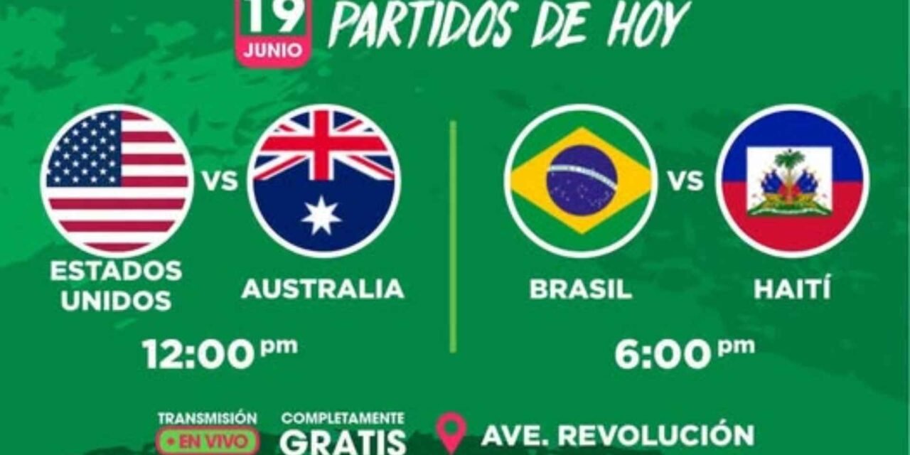 Fútbol gratis en la «Revu»: La agenda perfecta para este miércoles 19 de junio
