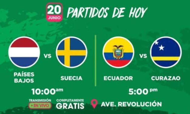 Mundial gratis en la Avenida Revolución: Cartelera futbolera para este 20 de junio