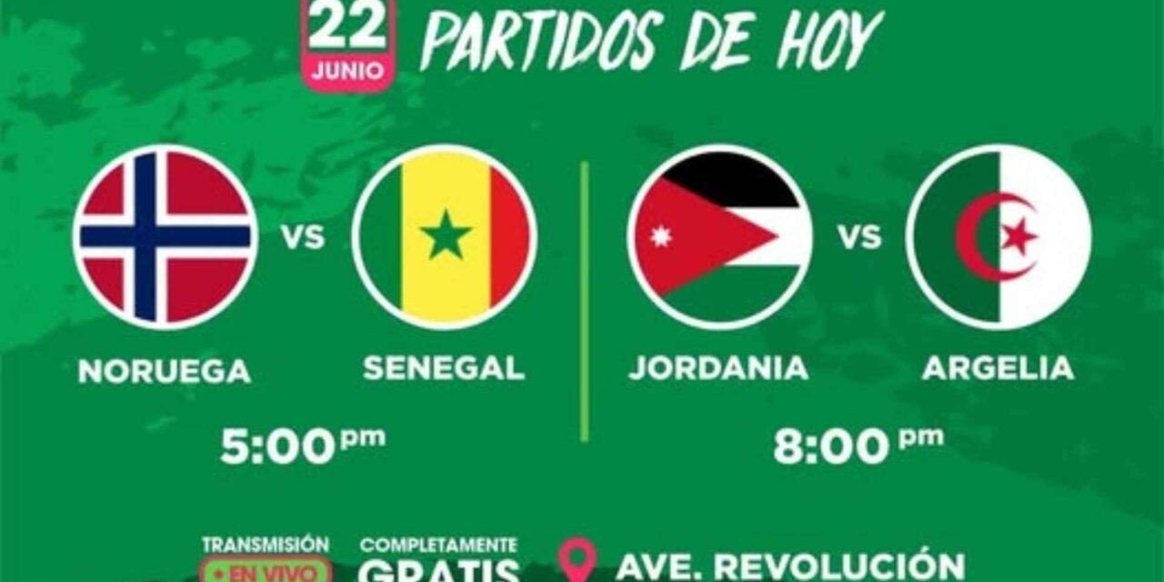 Fútbol internacional y ambiente familiar: La cartelera de este 22 de junio en la Revo