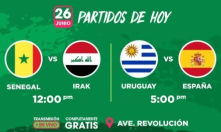 Senegal vs Irak y Uruguay vs España: La fiesta futbolera continúa este 26 de junio en la Revu