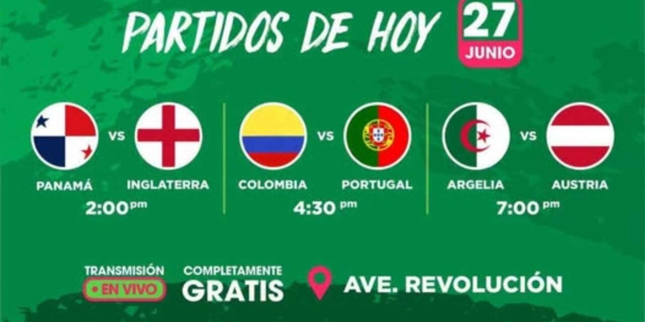 Cartelera de lujo este 27 de junio: La Avenida Revolución sigue latiendo a ritmo de fútbol