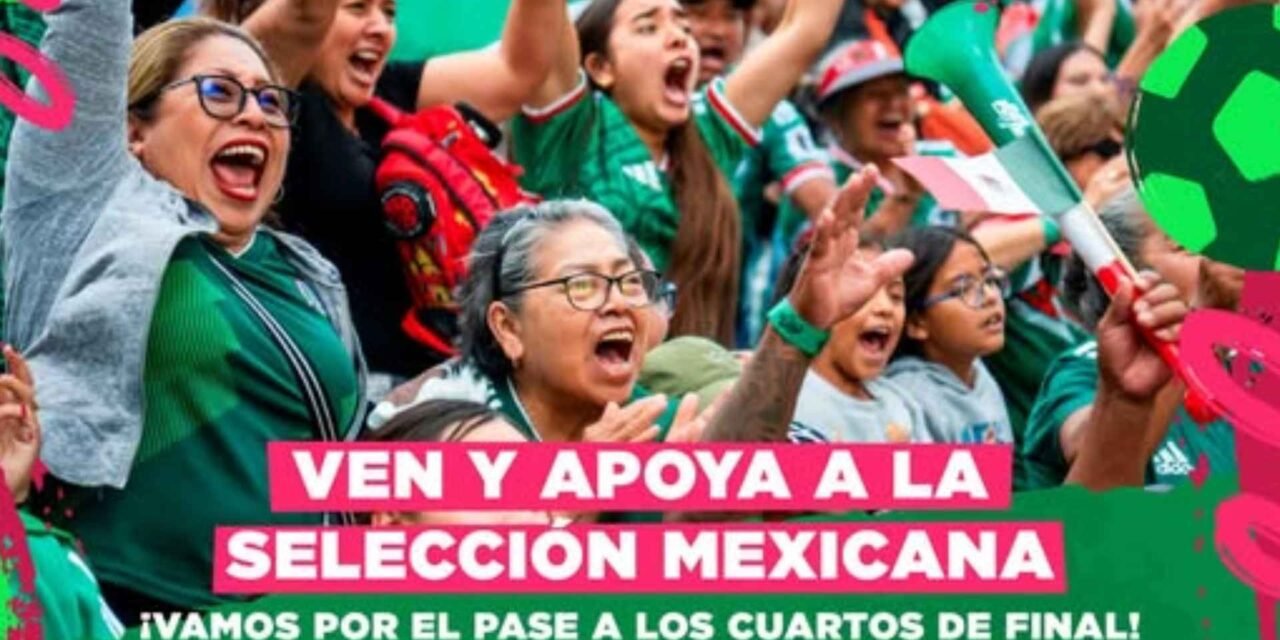 ¿Y SI SÍ? México vs Inglaterra se vive gratis en la Avenida Revolución