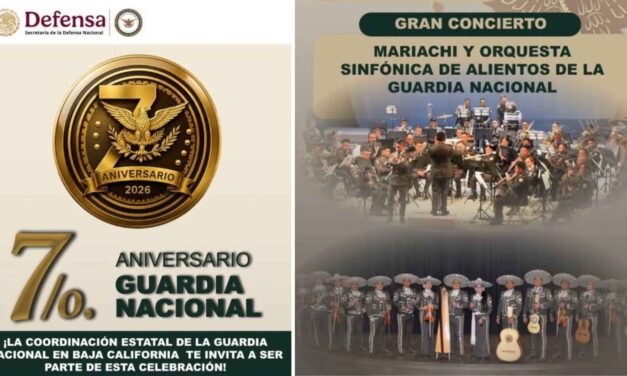 Música y familia en el Auditorio: La Guardia Nacional celebra su séptimo aniversario en Tijuana