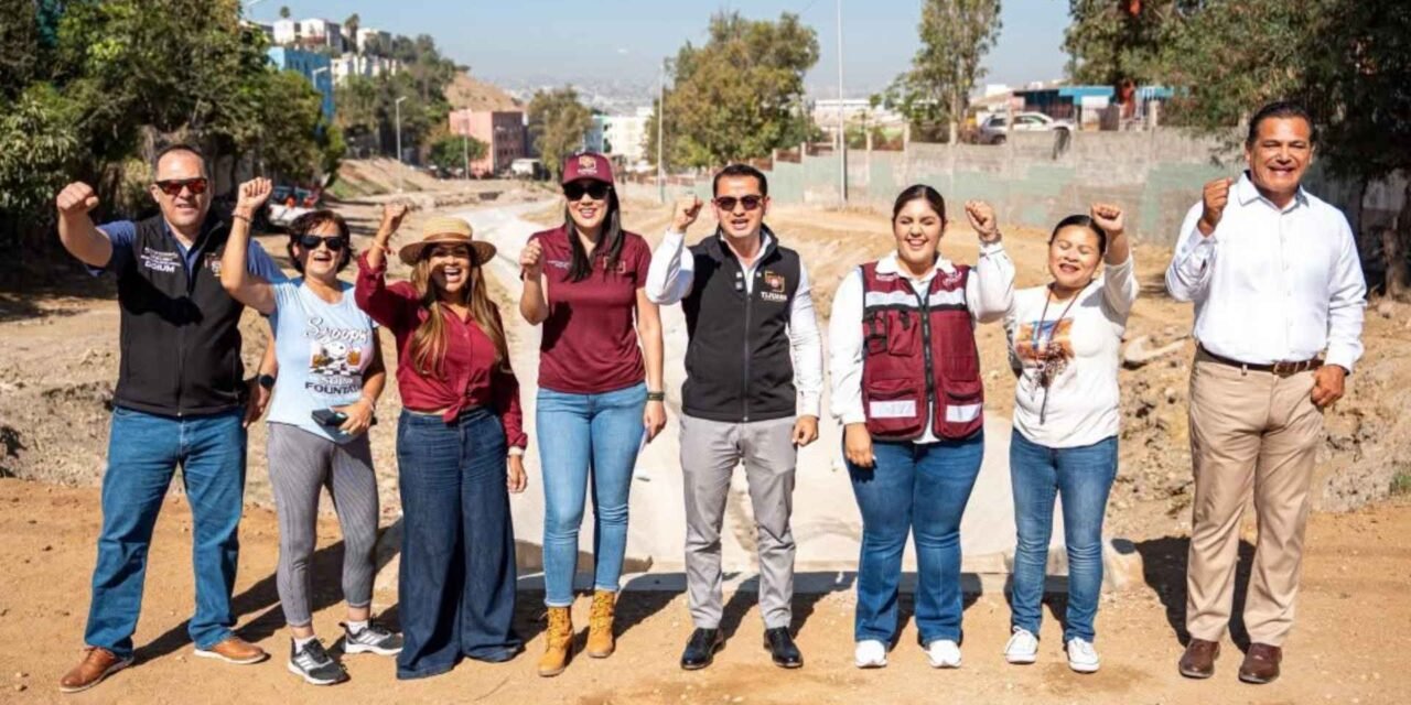 Infraestructura para la tranquilidad: Inauguran canal pluvial en beneficio de la colonia Presidentes