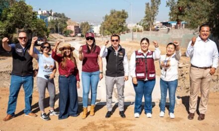 Infraestructura para la tranquilidad: Inauguran canal pluvial en beneficio de la colonia Presidentes