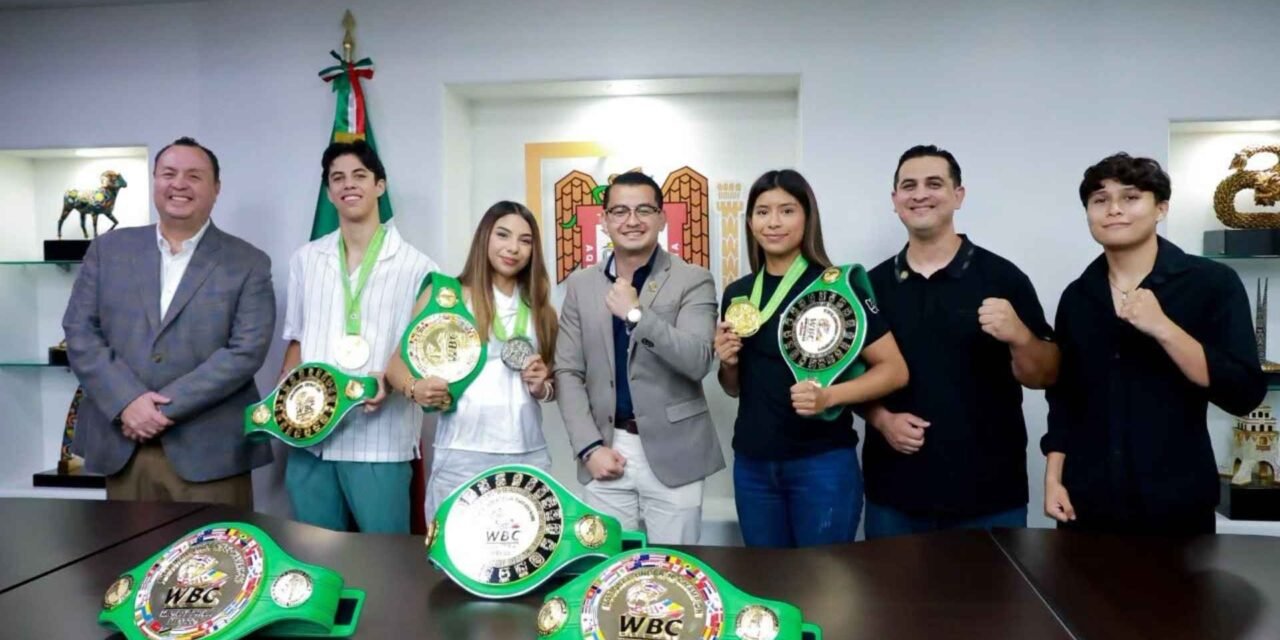 Recibe alcalde a deportistas beneficiados con el programa ‘Fomentando el Talento Deportivo’