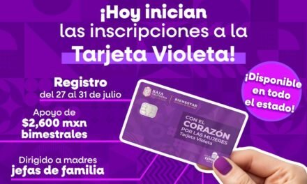 Inician las inscripciones al programa Tarjeta Violeta en Baja California