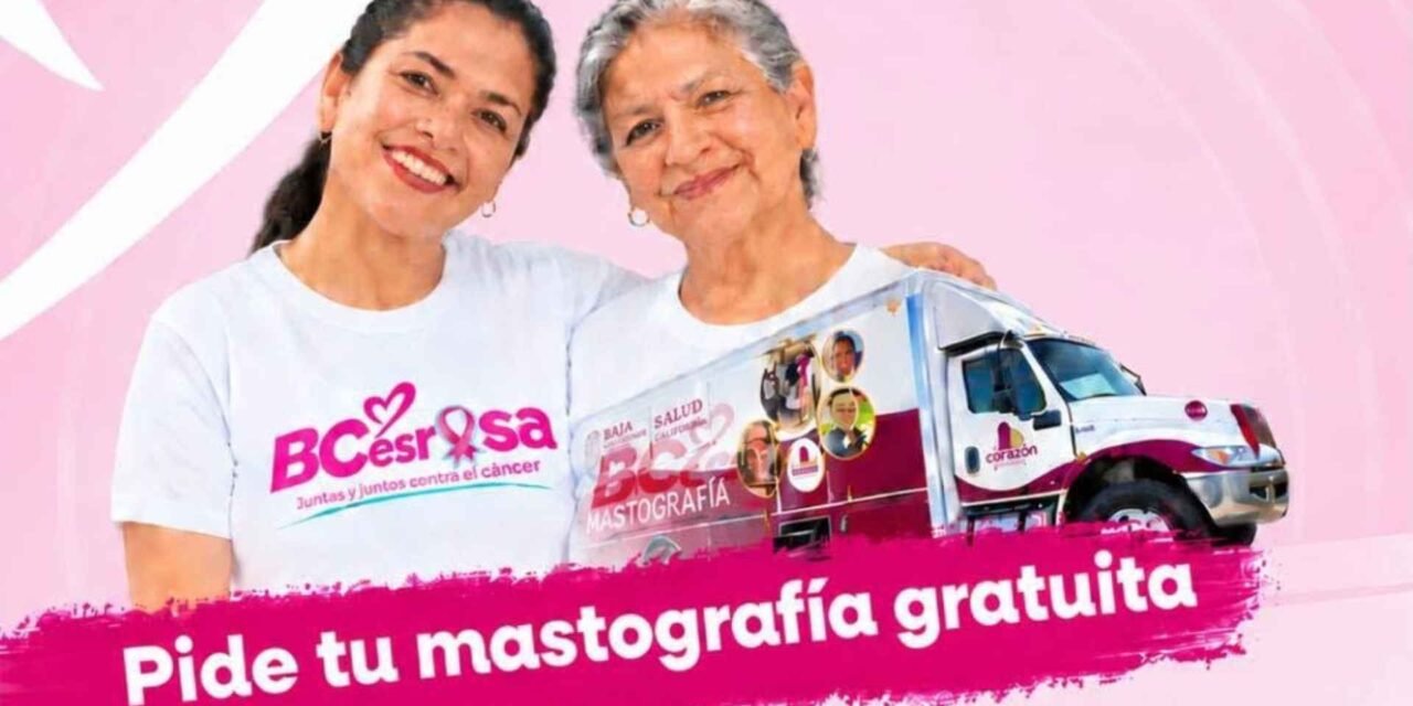 Lleva Gobierno de Baja California la Ruta Rosa a los siete municipios para acercar la detección del cáncer de mama